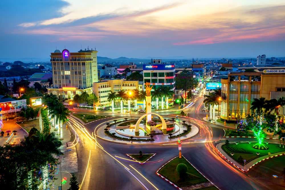Night View of Beautiful Buon Ma Thuot