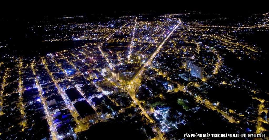 City of Buon Ma Thuot at Night