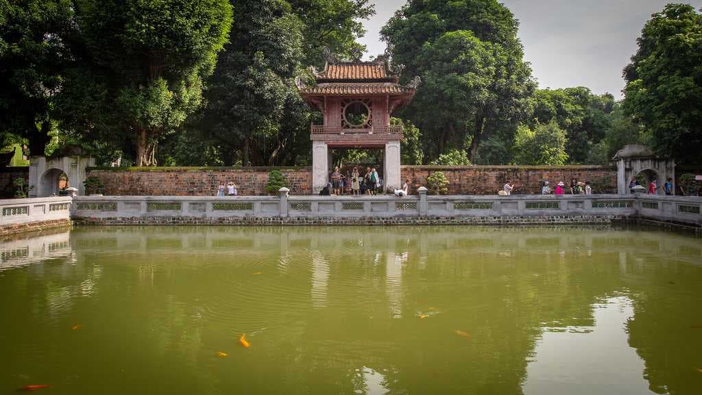 Well of Heavenly Clarity at Temple of Literature Hanoi Vietnam