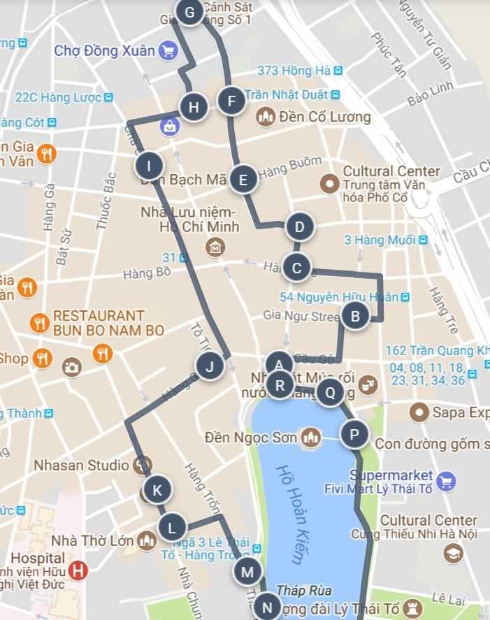 Old Quarter Map
