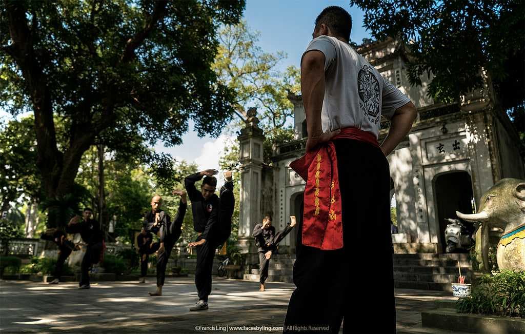 Martial Arts at Quan Thanh Temple, Hanoi