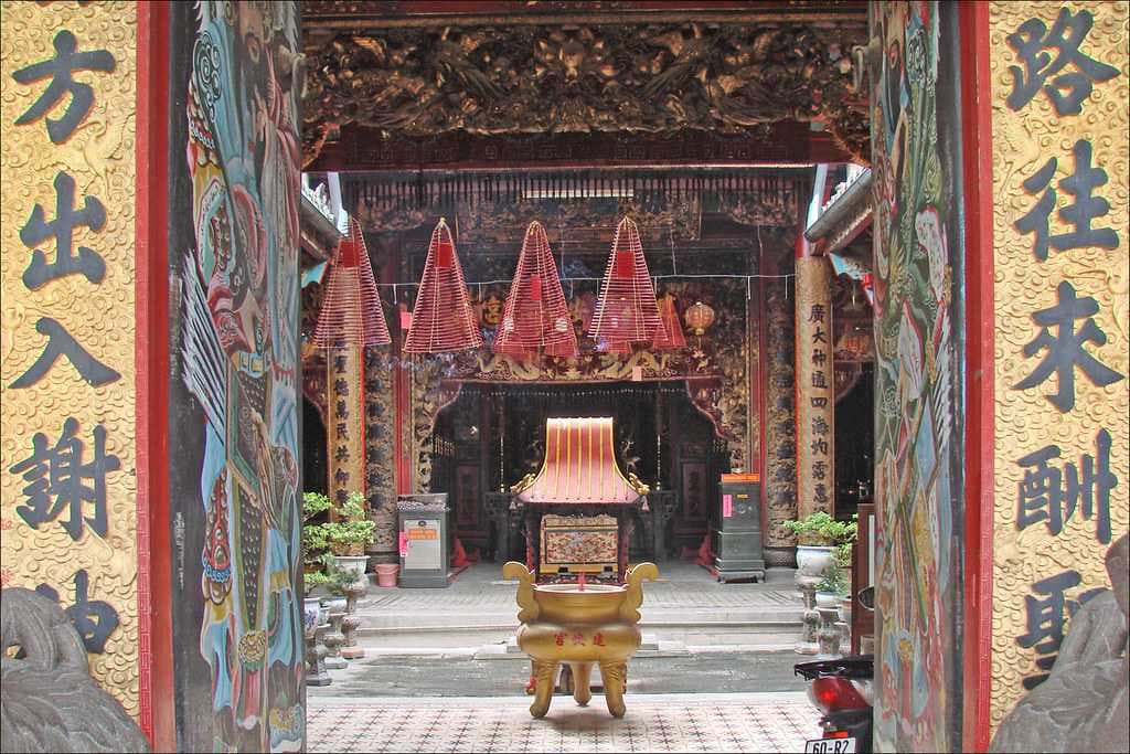 Front View of Kien An Cung Taoist Temple